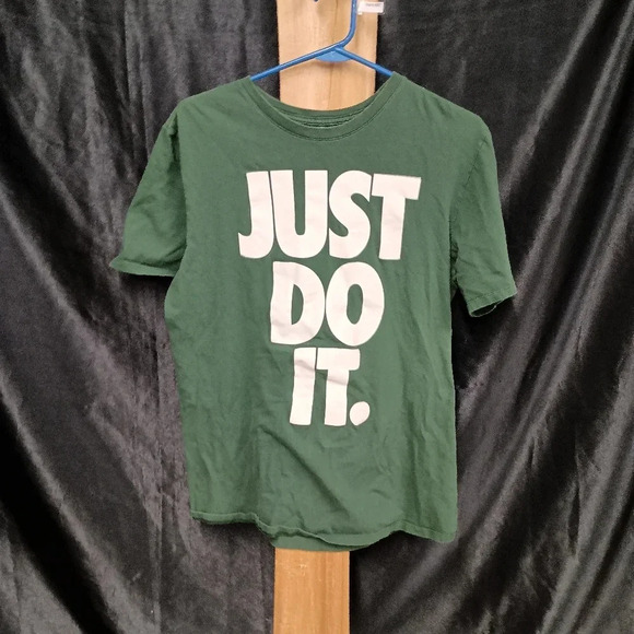 Green large men's short sleeve crew neck just do it Nike t-shirt - Picture 4 of 6